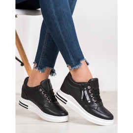 SHELOVET Zapatillas negras Evolutions negro 3