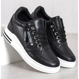 SHELOVET Zapatillas negras Evolutions negro 4