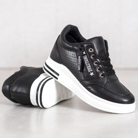 SHELOVET Zapatillas negras Evolutions negro 5