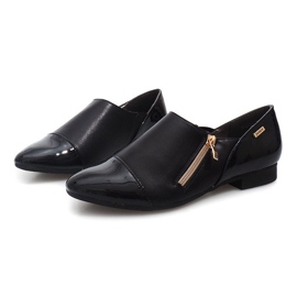Zapatos Clásicos Con Cremallera 2060B Negro 3