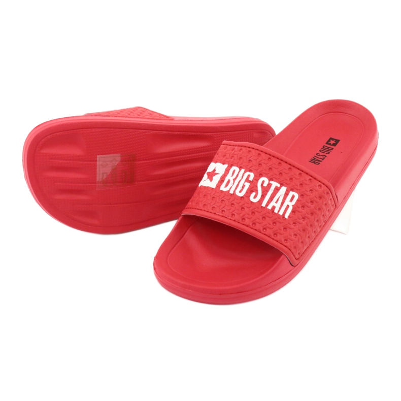 Big Star Zapatillas de espuma roja GG374801 para niños rojo 3