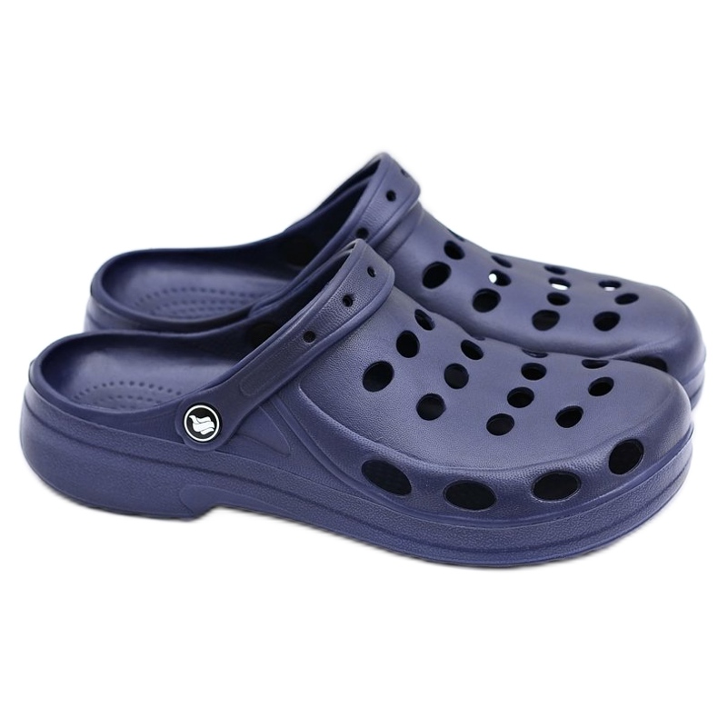 Flameshoes Pantuflas Hombre Sandalias Azul Marino Crocs 1