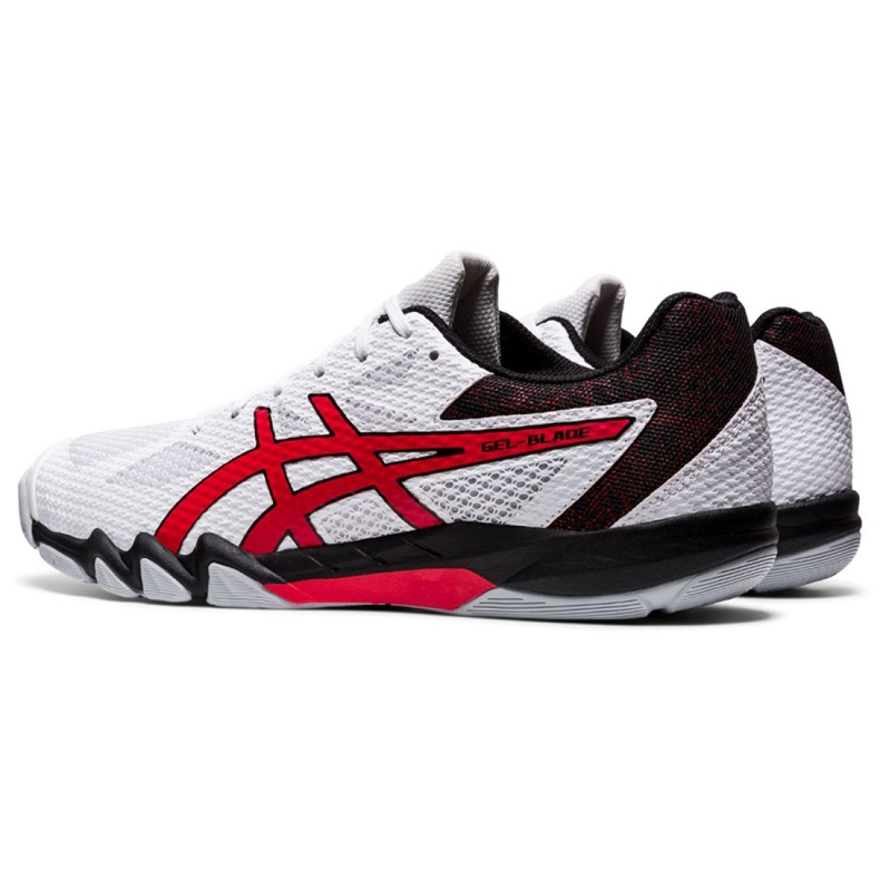 Zapatillas de squash Asics Gel Blade 7 M 1071A029-101 blanco rojo 2