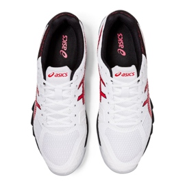 Zapatillas de squash Asics Gel Blade 7 M 1071A029-101 blanco rojo 4