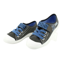 Calzado infantil befado 251X129 azul gris 3