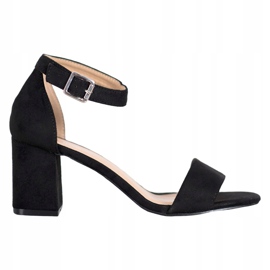 Sandalias clásicas VINCEZA negro 5