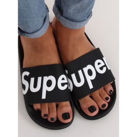 Pantuflas negras de mujer negras CK110 Negro 1 Pantuflas negras de mujer negras CK110 Negro 1