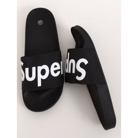 Pantuflas negras de mujer negras CK110 Negro 3