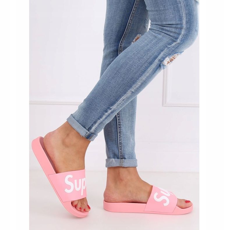 Pink Pantuflas mujer rosa CK110 Pink rosado 2