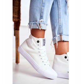 Zapatillas altas de mujer Big Star White FF274A171 blanco 3