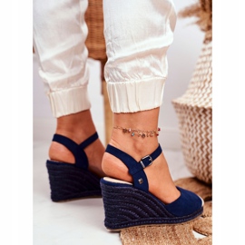 Sandalias Mujer Con Cuña Trenzada Big Star Azul Marino DD274A172 5