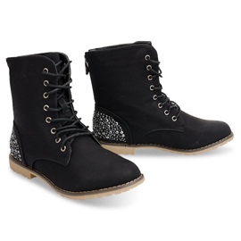 Botas ricamente decoradas 1511-8 negro 3