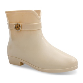Botas de agua con lazo BL02 Beige 4
