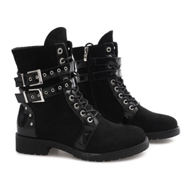 Botas de ante Workers A-52 Negro 2