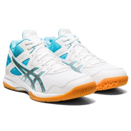 Zapatillas de voleibol Asics Gel Task Mt W 1072A037-102 multicolor blanco 2