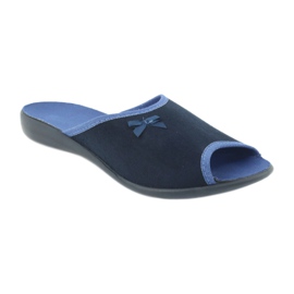 Zapatos de mujer befado pu 254D083 azul marino azul 1