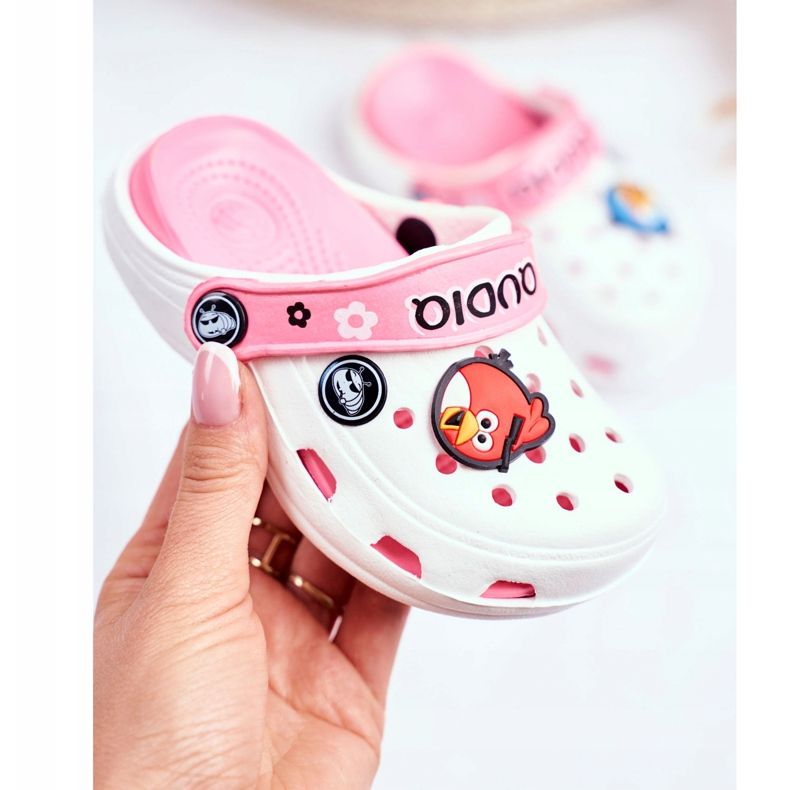Espuma para niños Crooks White Birds AngryBirds blanco rosado 2