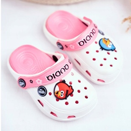 Espuma para niños Crooks White Birds AngryBirds blanco rosa 1