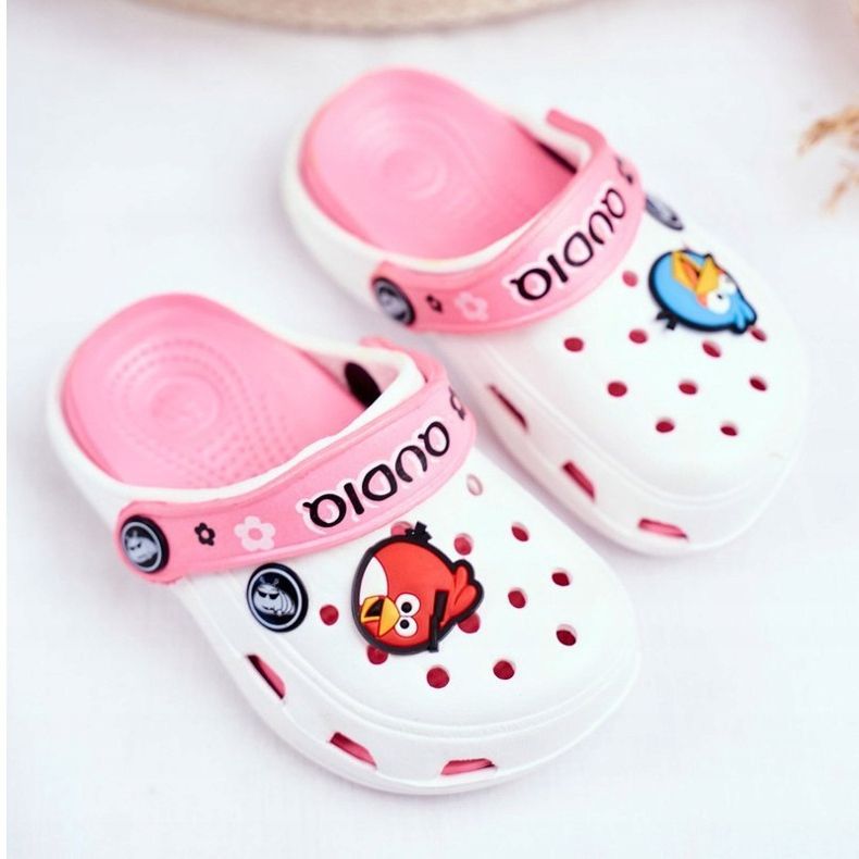 Espuma para niños Crooks White Birds AngryBirds blanco rosado 1