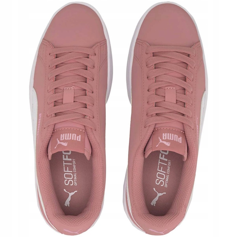 Puma Smash v2 Buck Jr 365182 21 negro rosa 1
