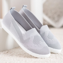 Via Giulia  Zapatillas grises caladas 4