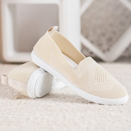 Via Giulia  Zapatillas beige caladas 3