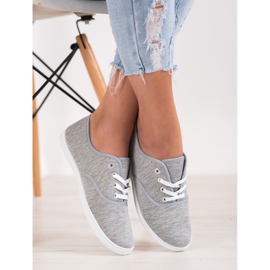 SHELOVET Zapatillas gris claro 1