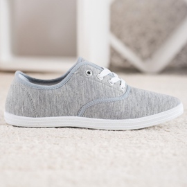 SHELOVET Zapatillas gris claro 4