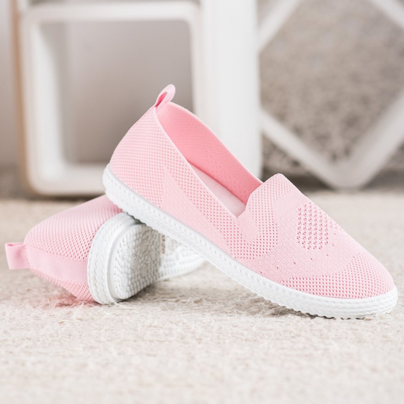 Via Giulia  Zapatillas rosa caladas rosado 2 Via Giulia  Zapatillas rosa caladas rosado 2