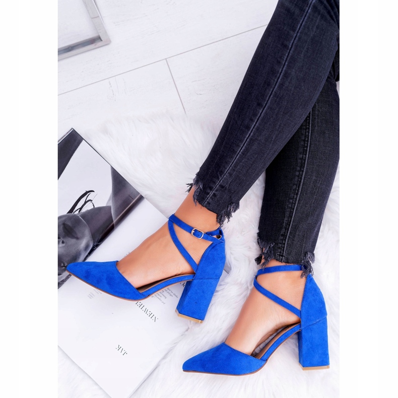 SEA Zapatos de tacón para mujer en Spitz Cornflower Traffic azul 4