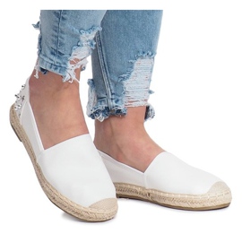 Alpargatas blancas con tachuelas Dolita blanco 2