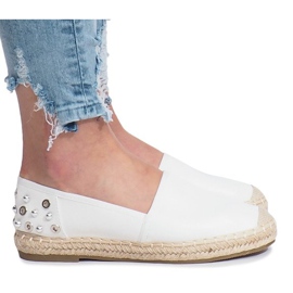 Alpargatas blancas con tachuelas Dolita blanco 3