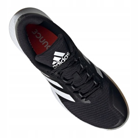 Zapatos de interior adidas ForceBounce M FU8392 gris / plata, blanco, negro negro 3