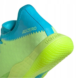 Zapatos de interior adidas Adizero FastCourt M FU8385 gris / plata, azul, verde verde 5