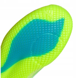 Zapatos de interior adidas Adizero FastCourt M FU8385 gris / plata, azul, verde verde 6