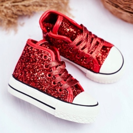 FRROCK Zapatillas para niños High Shiny Red Ally rojo 1 FRROCK Zapatillas para niños High Shiny Red Ally rojo 1