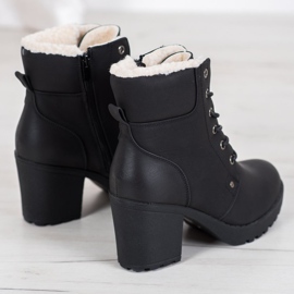 J. Star Botas casuales con lazos negro 1 J. Star Botas casuales con lazos negro 1