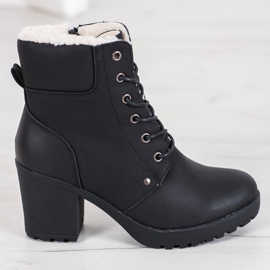 J. Star Botas casuales con lazos negro 2 J. Star Botas casuales con lazos negro 2