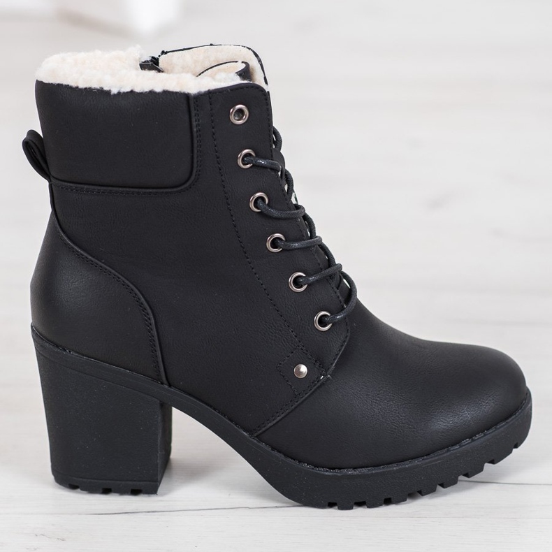 J. Star Botas casuales con lazos negro 2