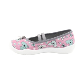 Calzado infantil befado 116X282 rosado gris 2