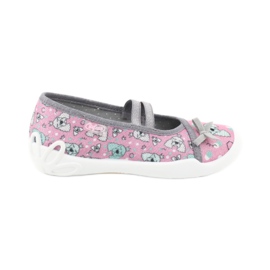 Calzado infantil befado 116X282 rosado gris 1