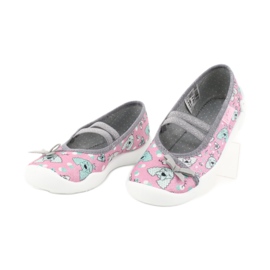 Calzado infantil befado 116X282 rosado gris 3