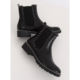 Botines Chelsea negros con tachuelas negro NC826 Negro 3
