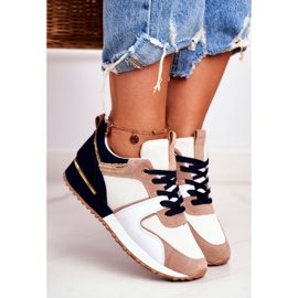 EVE Zapatillas Deportivas Mujer Beige Dorado Clementine Elements blanco marrón 3