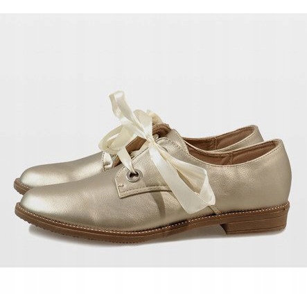 Zapato cordones dorado 188-233 amarillo 2