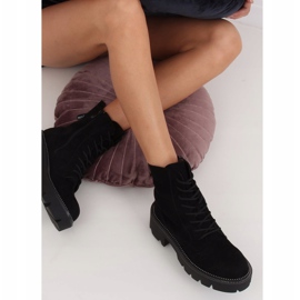 Botas negras con suela alta UK13P Black negro 3