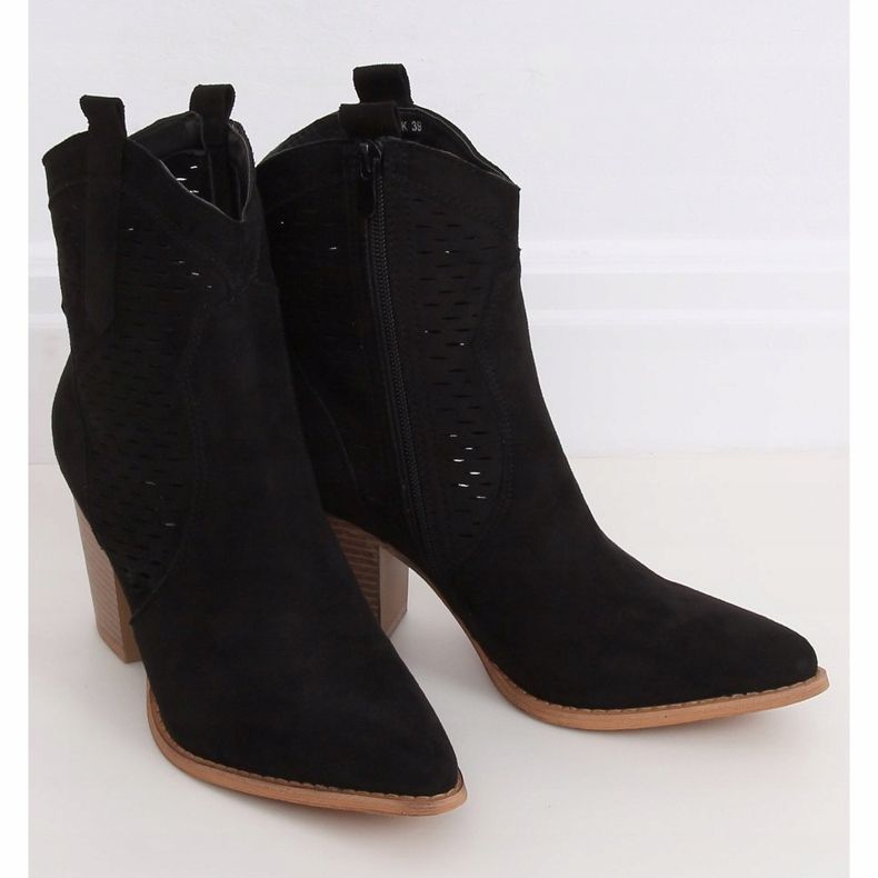 Bota cowboy calada negra ZE05P Negro 1