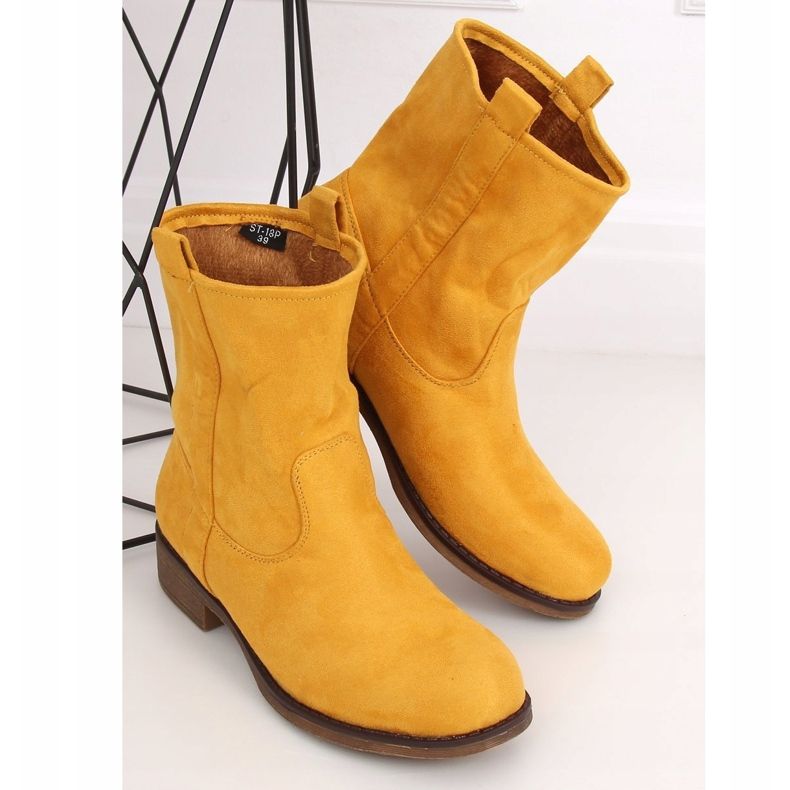Bota mujer ante miel ST-18P Amarillo 1 Bota mujer ante miel ST-18P Amarillo 1