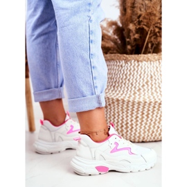 Zapatos Deportivos Mujer Lu Boo Blancos Rosados ​​Dazzle Me 1