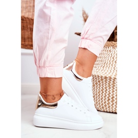Zapatos Deportivos Mujer Lu Boo Blanco Metalizado Dorado Matilda amarillo 3